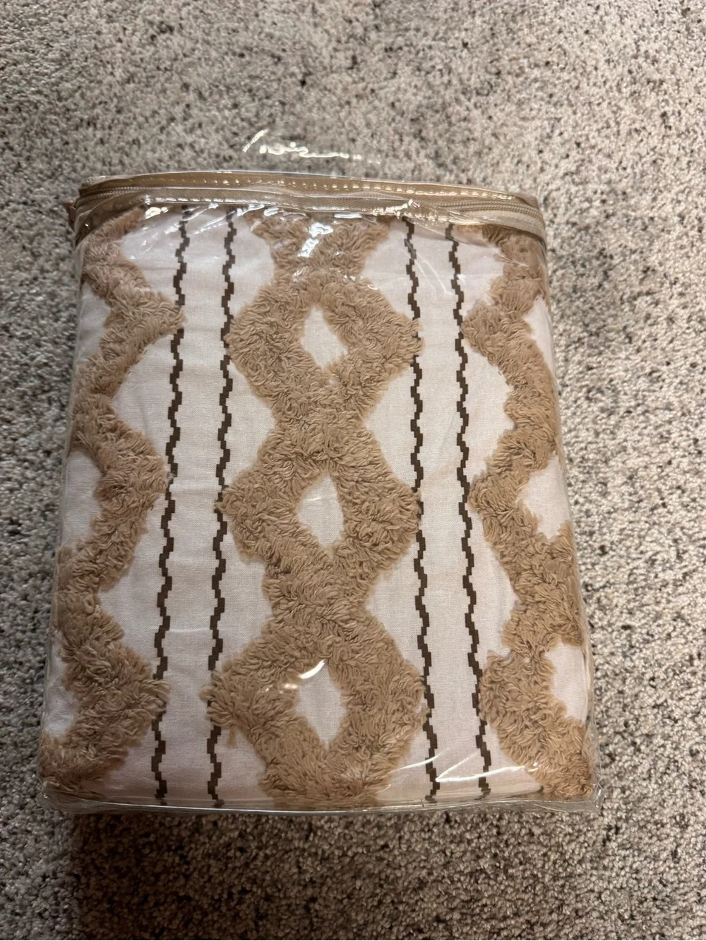 INK+IVY Extra Long Cotton Shower Curtain for Bathroom, Neutral, 72 x 84 boho